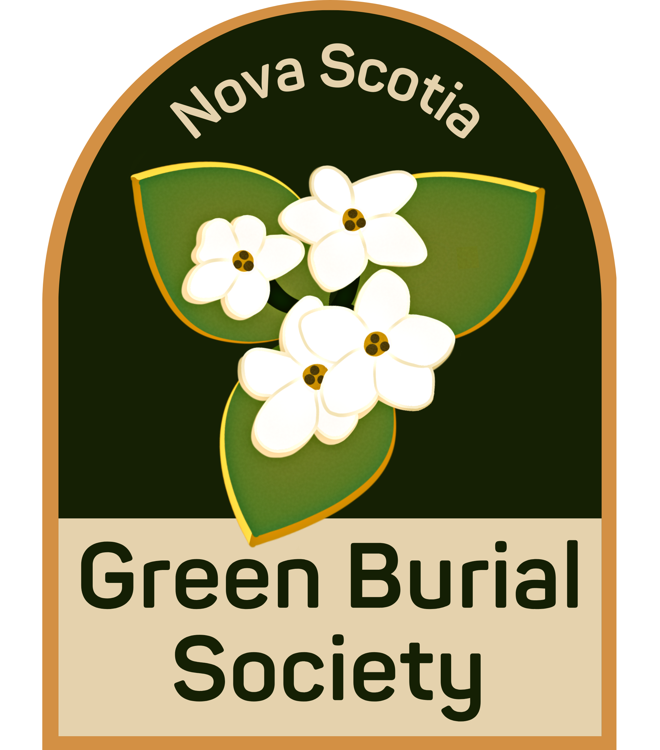 the logo of Green Burial Society of Nova Scotia