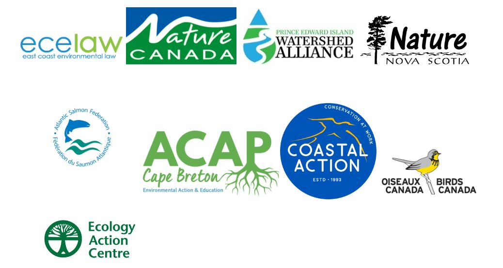 logos of nine environmental groups
