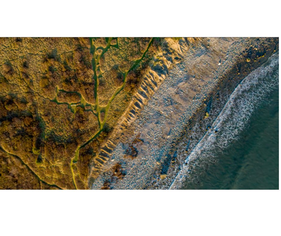 aerial view of Kingsport, Nova Scotia