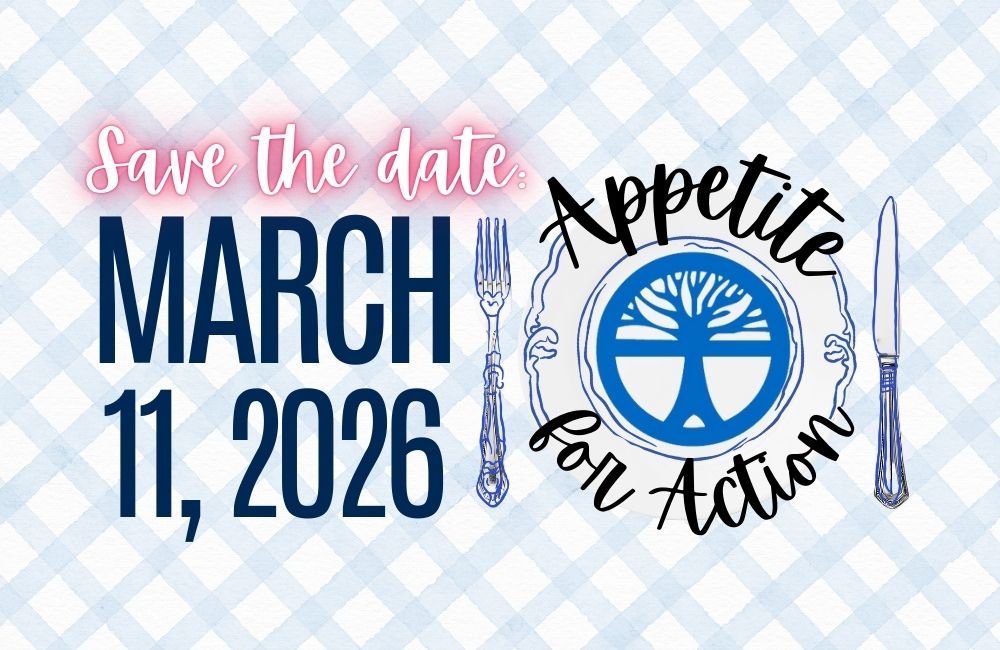 Poster with the Appetite for Action logo and text that reads Save the Date: March 11, 2026