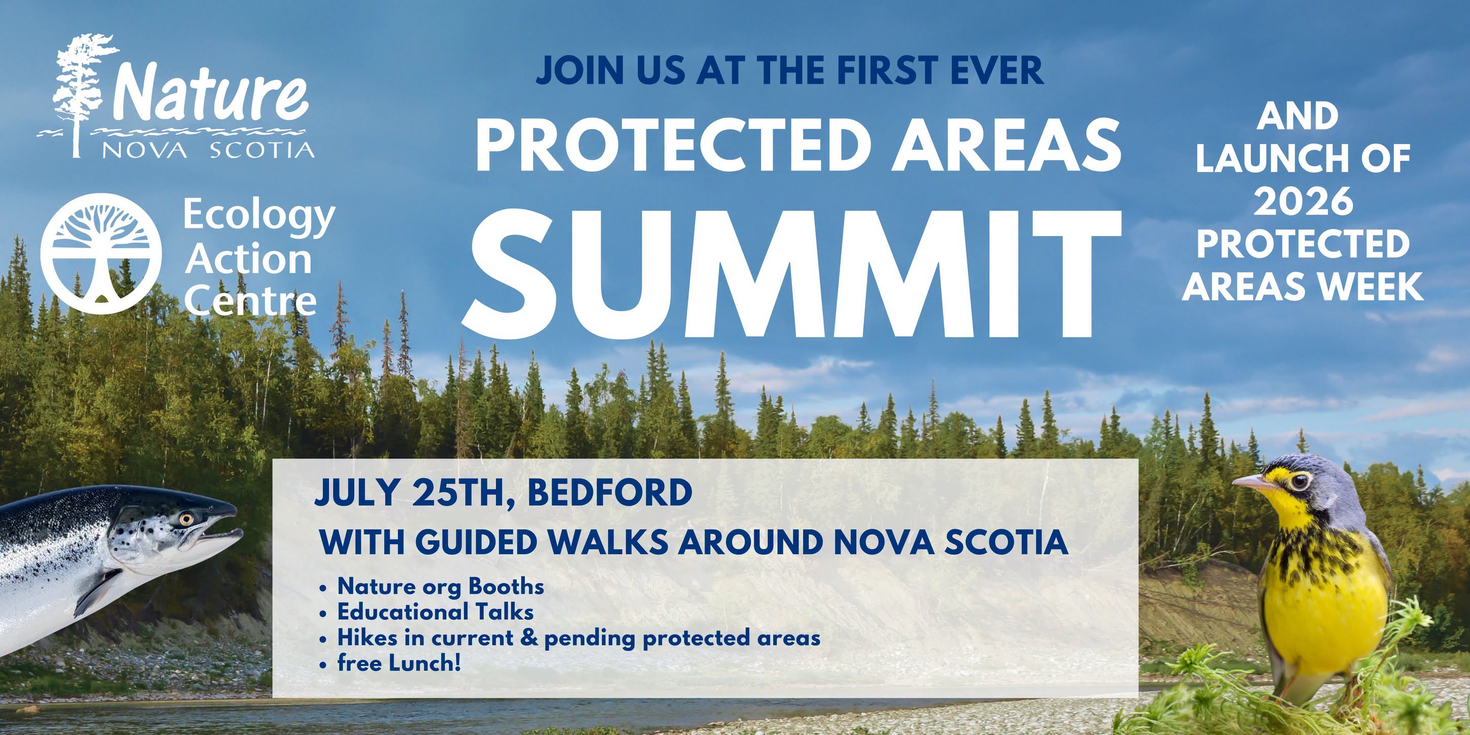 Poster for the Protected Areas Summit 2026