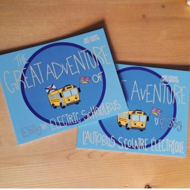 The Great Adventure of ESBy covers english and french versions